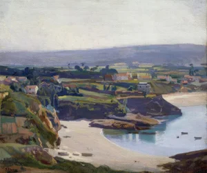 A praia de Espiñeiro - 1931 - 50 x 60 cm