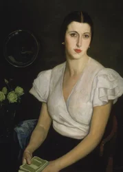 SEM TÍTULO - (RETRATO DA SENHORA COM LIVRO NA MÃO)