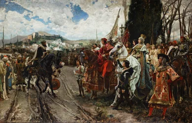A rendição de Granada em 1492, 1882