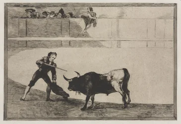 Touradas: Pedro Romeo matando o touro parado