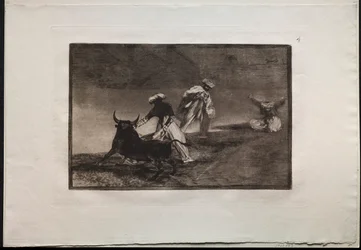 Touradas: Eles tocam outro com o Cabo em um recinto, 1876.