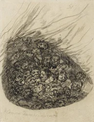 Comic Discovery, 1819-28 (giz preto sobre papel)