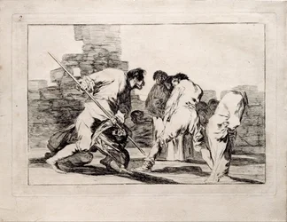 Loucura cruel da série Los Disparates Follies, 1815-1819