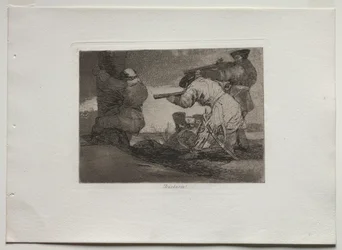 Desastres de guerra: Bárbaros !, 1810-1820.