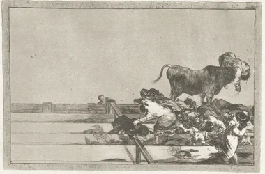 Dood van de burgemeester van Torrejon Infortúnios ocorridos na colocação da praça de Madri e morte do prefeito de Torrejon Tourada (título da série) Stierenvechten (título da série)
