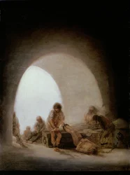 Interior da prisão, 1793-94
