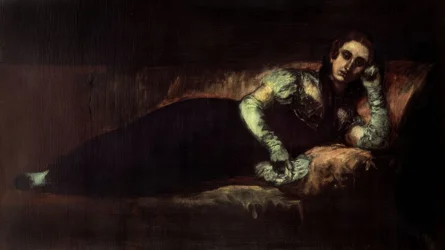 LA CONDESA DE BAENA - 1819 - 92 × 160