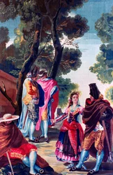 Homens com rostos ocultos, c1760-1820