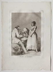 Ochenta Caprichos: É melhor ser preguiçoso, 1793-1798.