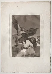 Ochenta Caprichos: Conto-Portadores-Explosões de Vento, 1793-1798.