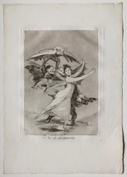 Ochenta Caprichos: Você não escapará, 1793-1798.
