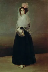 Retrato da condessa de Carpio (1757-95), marquesa de la Solana, cerca de 1793