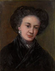 Retrato da atriz Rita Luna 1770-1832, início do século XIX ..