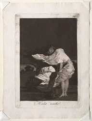 Os Caprichos: uma noite ruim, 1799.