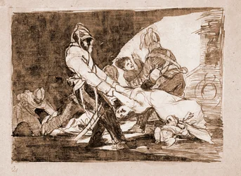 Os Desastres da Guerra : Para eles já não (gravura do desenho preparatório