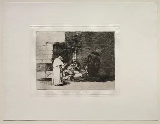 Os horrores da guerra: a caridade de uma mulher.