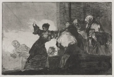 Os Provérbios: Duas Cabeças São Melhores que Uma ou Pobre Loucura, 1816-1823, impresso c. 1863
