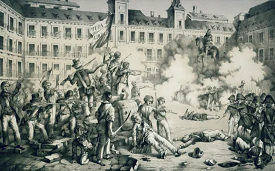 Revolução Espanhola de 1854 (litografia)