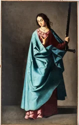 Grande Eufemia Mártir (óleo sobre tela