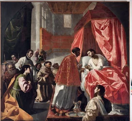 Última comunhão de São Boaventura (óleo sobre tela