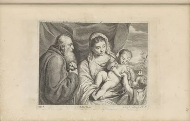Maria com o Menino Jesus e o jovem João Batista