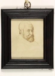 Um cavalheiro chamado Henri Prince De Lorraine (caneta e tinta sobre papel)