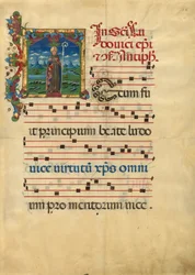 Inicial T: São Luís de Toulouse
