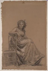 Retrato de uma mulher sentada