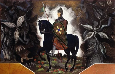 Le Chevalier Normand, c.1932 (guache a bordo)