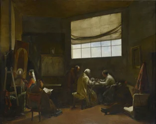 Oficina de Pintura Artística de François Marius Granet (1775-1849) Dim 80x100 cm Musee des Beaux Arts Palais Longchamp