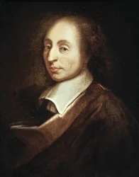 Retrato de Blaise Pascal - pintura de François Quesnel