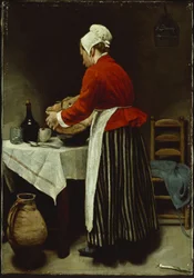 A empregada, c.1875 (óleo sobre tela)