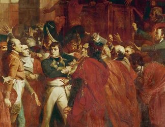 O general Bonaparte no Conselho dos Cinquenta Cêntimos em St...