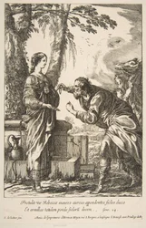 Rebecca e Eliezer.