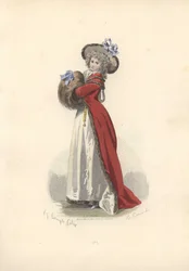 Mulher com grande muda de pele, era de Maria Antonieta.