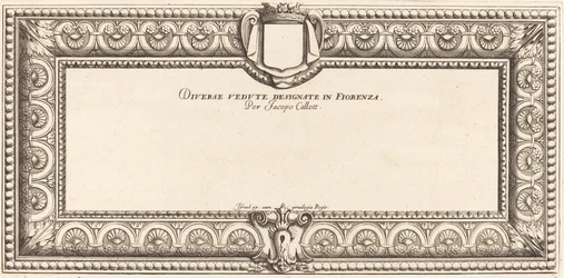 Página de rosto para "Várias paisagens italianas" de Callot
