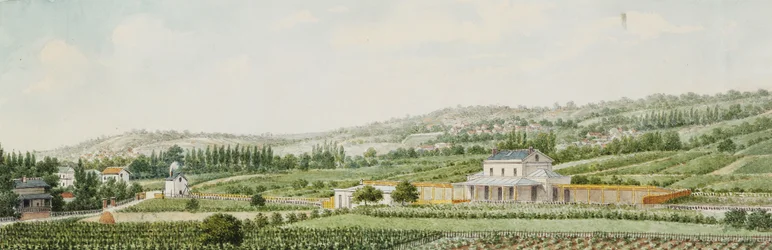 Uma estação de trem nos arredores de Paris, 1846