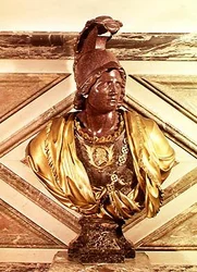Busto de Alexandre o Grande (356-323 AC) 1684 (mármore e bronze)