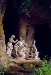 Gruta de Tétis; Apolo servido por ninfas. Escultura de François Girardon (1628-1715)