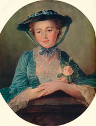 Miss Doré - Escola Francesa, c1760, 1910