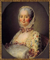 Retrato de Jeanne Antoinette Poisson, Marquesa de Pompadour (conhecida como Madame de Pompadour)