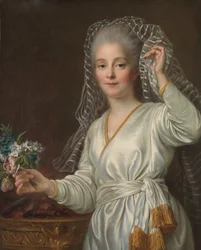 Retrato de uma jovem mulher como uma Virgem Vestal, 1767.