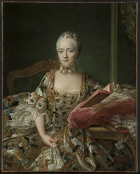 Retrato da Marquise d&39;Aguirandes, 1759.