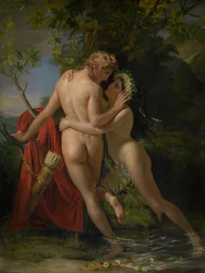 A Ninfa Salmacis e o Hermafrodita