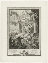 A Clemência de José II, gravada por Mathias de Sallieth