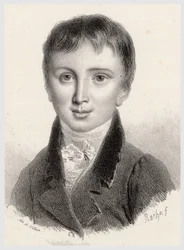 Franz Liszt aos 11 anos, c. 1822.