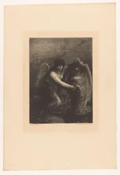 Anjo com escudo