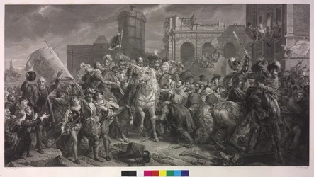 Henrique IV de França em Paris, a 22. março de 1594