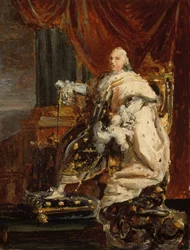Rei Luís XVIII, c.1816-18 (óleo sobre tela)