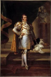 Retrato no pé de Charles Ferdinand d